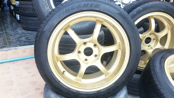 ขายล้อGR-Dขอบ17 5รู 114 ET35หน้า8ยางปี15 4 ล้อ ขายล้อGR-Dขอบ17 5รู 114 ET35หน้า8ยางปี15 4 ล้อ