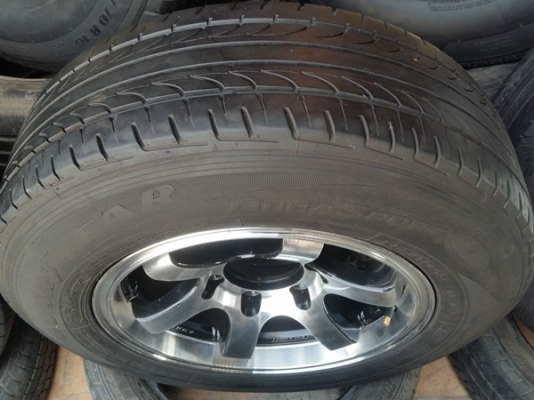 ขายล้อTE37  RX6 ขอบ15 6รู ET20 ยางปี14  4 ล้อ