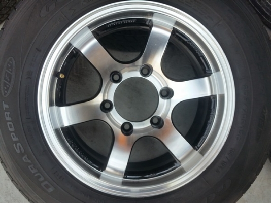 ขายล้อTE37  RX6 ขอบ15 6รู ET20 ยางปี14  4 ล้อ