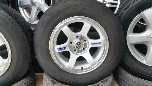 ขายล้อTE37 5 รูขอบ15 7.5 ET30 ยางปี14  4 ล้อ