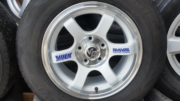 ขายล้อTE37 5 รูขอบ15 7.5 ET30 ยางปี14  4 ล้อ