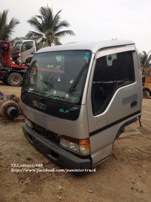 FROM JAPAN หัวเก๋งรถบรรทุก 6 ล้อกลาง ISUZU NPR71L *หัวการ์ตูน* (รุ่นใหม่ยกหัวได้/มีแหนบ/มีคัสซี/มีฐานล่าง/อุปกรณ์ครบตามสภาพ) ราคาเพียง 79,000 บาท สนใจรีบติดต่อ 0819337688