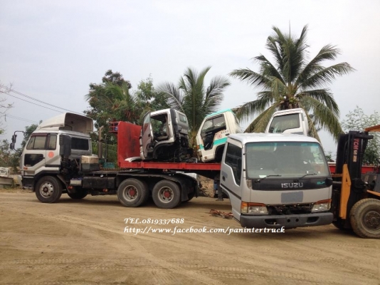 FROM JAPAN หัวเก๋งรถบรรทุก 6 ล้อกลาง ISUZU NPR71L *หัวการ์ตูน* (รุ่นใหม่ยกหัวได้/มีแหนบ/มีคัสซี/มีฐานล่าง/อุปกรณ์ครบตามสภาพ) ราคาเพียง 79,000 บาท สนใจรีบติดต่อ 0819337688