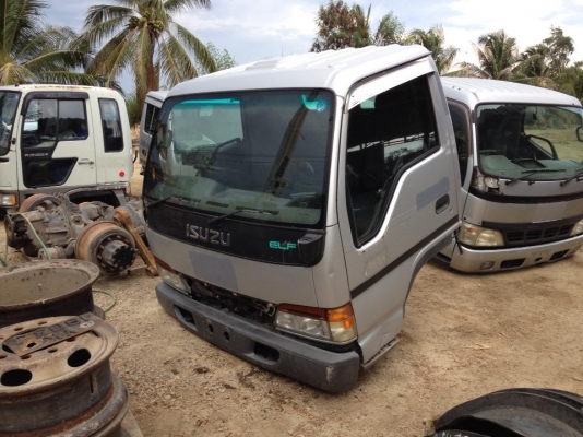 FROM JAPAN หัวเก๋งรถบรรทุก 6 ล้อกลาง ISUZU NPR71L *หัวการ์ตูน* (รุ่นใหม่ยกหัวได้/มีแหนบ/มีคัสซี/มีฐานล่าง/อุปกรณ์ครบตามสภาพ) ราคาเพียง 79,000 บาท สนใจรีบติดต่อ 0819337688