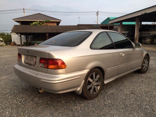 ขาย civic coupe สีบรอน ปี1998 เกียร์ Auto เครื่องD16 vtec Airbag ABS