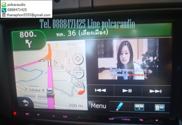 KENWOOD รุ่น DNX7380BT รุ่นTOPสุด