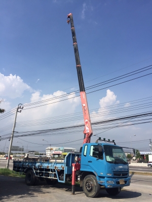 ขายรถ 6ล้อมิตซู ฟูโซ่ กระบะติดเครน UNIC 5 ตัน 5ปลอกสนใจติดต่อ 081-6577048คุณตุ๊กตา