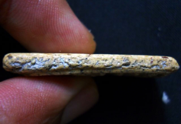 พระสมเด็จวัดระฆังพิมพ์ฐานแซม G01 เนื้องาม เม็ดมวลสารผุด สวยเด่นเป็นสง่า ช้าอยู่ใย