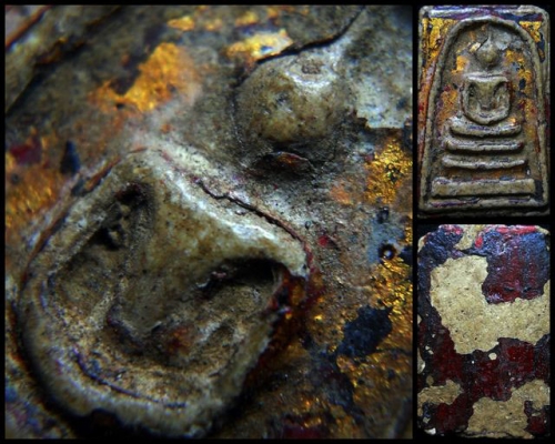 ลดจัดเต็ม พระสมเด็จวัดระฆัง ลงรักเก่าปิดทองแท้ E01 รักขลังๆ สวยเนื้อมันเงา รักสวยธรรมชาติ