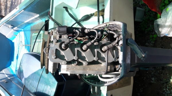 ขายเครื่องเรือ yamaha 50 แรงแน่นๆสตาร์ไฟฟ้า ทืมไฟฟ้า