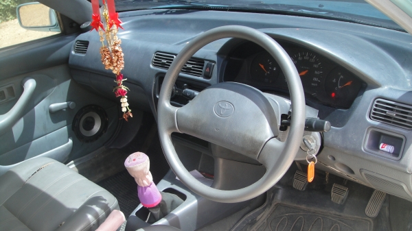 TOYOTA SOLUNA 1.5 ปี97 เครื่องเดิมดี เกียร์ดี หน้าเดิม หลังเดิม แอร์เย็น เพลงเพราะ แก๊ส+น้ำมัน ขับดี รถพร้อมใช้ ราคามอไฃ