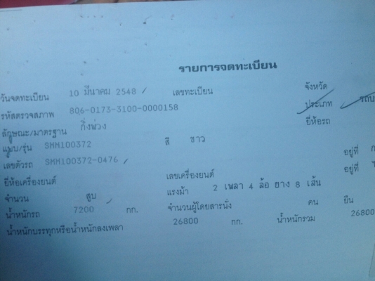 รถอิซูซุ 10 ล้อ หัวลาก 270 แรงม้า  ปี 48. , ( ขาย แม่ , ลูก )  / ( มี ขาย 2 หัว. )      สนใจติดต่อ  081 - 6079515