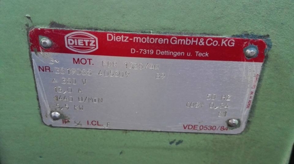 หัวปั้มลมชนตรงมอเตอร์ MAHLE(มาเล่) Made in Germany 7.5 HP 380V หัวลมคุณภาพสูงจากประเทศเยอรมันแบบชนตรง!!