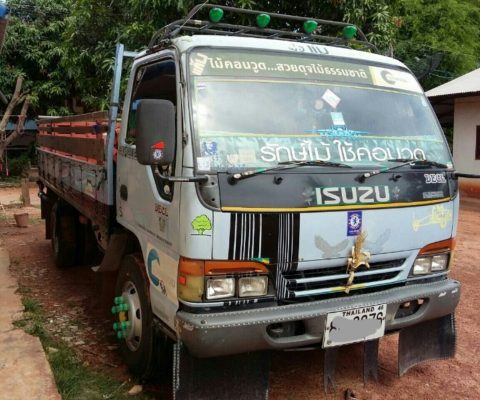 หกล้อ อีซูชุ NPR120ปี40ช่วงยาว5ม สภาพดีเดิมๆสวยพร้อมใช้ ทะเบียนพร้อมโอน