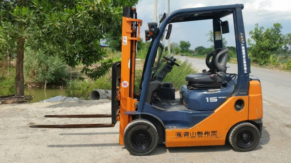 ขายด่วนรถยก TOYOTA 8FGตันใหม่ล่าสูดยก1.5ตันเสาสูง3เมตรงาสไลยร์ได้เกียรออโต้ยางตัน4เส้นรถนอกยังไม่เคยใช้งานในเมืองไทยเลย=รุ่นใหม่ขายถูกๆๆ