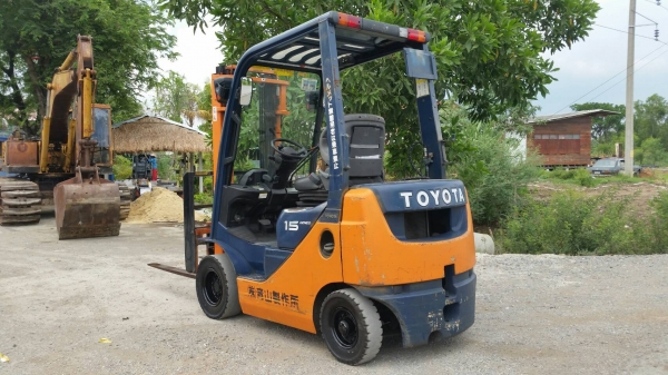 ขายด่วนรถยก TOYOTA 8FGตันใหม่ล่าสูดยก1.5ตันเสาสูง3เมตรงาสไลยร์ได้เกียรออโต้ยางตัน4เส้นรถนอกยังไม่เคยใช้งานในเมืองไทยเลย=รุ่นใหม่ขายถูกๆๆ