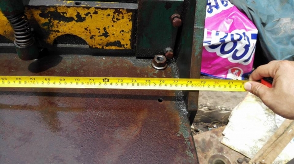 ** ยกแล้วครับ!! **กรรไกรซอยเหล็กแผ่น หน้ากว้าง 6 ฟุต 180 cm ไฟ 380V ตัดเหล็ก/สังสีได้ สภาพดีพร้อมใช้งาน!!