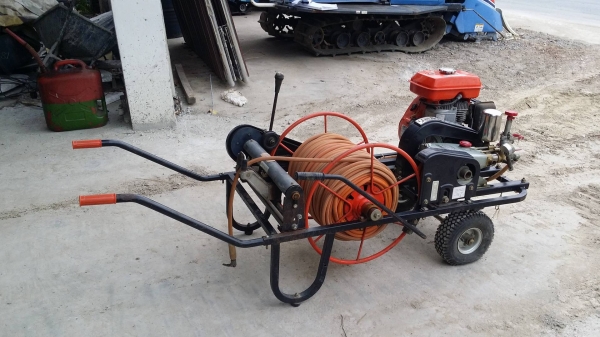 ปั๊มฉีดน้ำแรงดันเก่าญี่ปุ่น เครื่องยนต์ KUBOTA รุ่น K-SMR45  ขนาด  5.8 แรง สภาพสวย