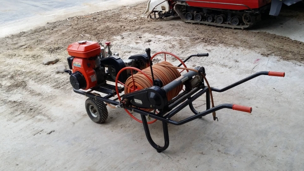 ปั๊มฉีดน้ำแรงดันเก่าญี่ปุ่น เครื่องยนต์ KUBOTA รุ่น K-SMR45  ขนาด  5.8 แรง สภาพสวย