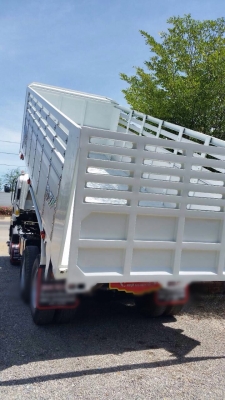 ขายรถบรรทุกสิบล้อดัมพ์ ISUZU เครื่อง 300 แรง 2 เพลา ปี 56 ไมล์ 87,xxx กระบะดัมพ์มิเนียม รถสวยพร้อมใช่งาน