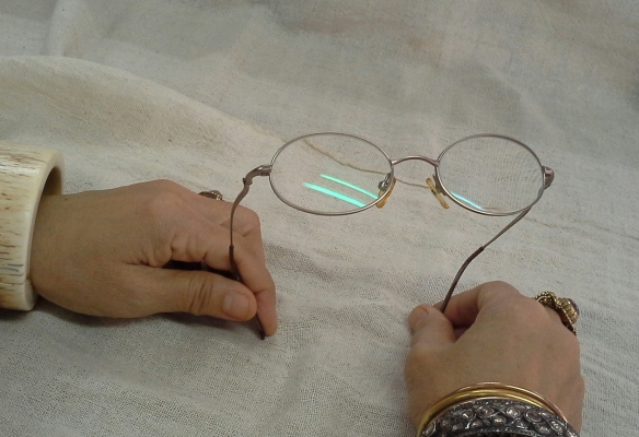 แว่นสายตายาวแบรนด์สุดหรู  อาร์ตสุด ๆ  Vintage GUCCI handmade in Italy