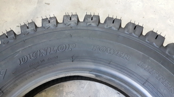 ขายยางลมโฟล์คลิฟท์ ญี่ปุน 600-15 Dunlop ราคาถูก