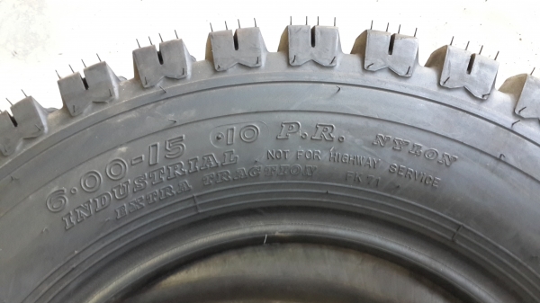 ขายยางลมโฟล์คลิฟท์ ญี่ปุน 600-15 Dunlop ราคาถูก