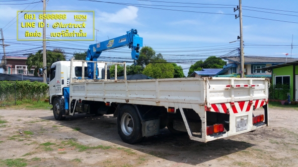 Hino 500 ปี 55 ติดเฮี๊ยบ 5 ตัน 4ปลอก Tadano ขากลม