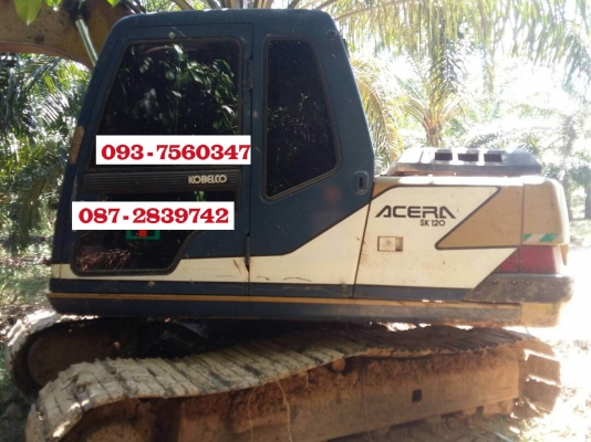 ขายรถแบคโฮ Kobelco sk 120 mark 3