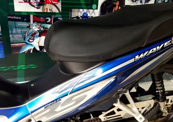 wave 110 i RS สีนํ้าเงินดำ สต๊าทมือ ตัวท็อปล้อแมกซ์ รถสวยวิ่งน้อย เครื่องดีล้อยางทุกยางเดิมๆจากศูนย์