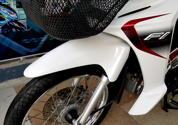 wave 110 i  สีขาวดำ เครื่องแต่งแรง เต็มสูตร ลูกซีบี กล่องไฟแต่ง คลัชทองแดง  22900