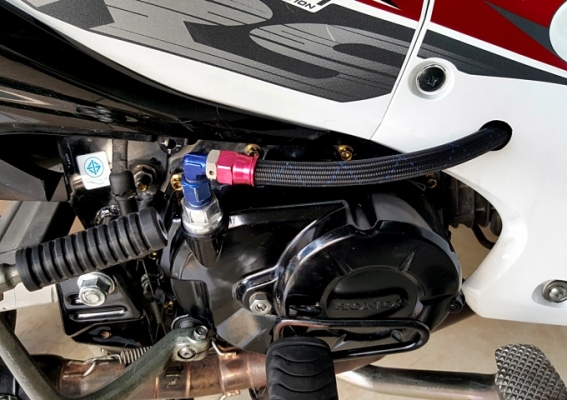 wave 110 i  สีขาวดำ เครื่องแต่งแรง เต็มสูตร ลูกซีบี กล่องไฟแต่ง คลัชทองแดง  22900