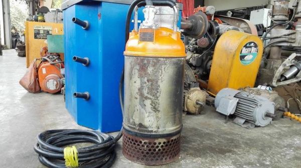 **ขอบคุณผู้ซื้อ&amp;พี่เสือครับ** ปั้มแช่ไดโว่ TSURUMI Made in JAPAN 7.5 HP 380V ท่อ 5" สภาพสดงานเดิมๆวิ่งเงียบพร้อมใช้งาน!!