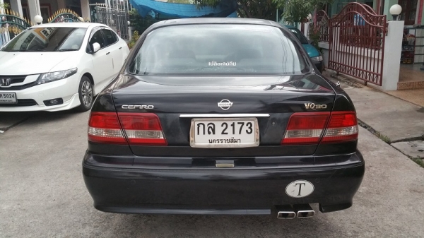 นิสสันเซฟิโร่ A32 ปี01 เครื่อง2.5 เกียร์ออโต้ ติดแก๊สหัวฉีด เอกสารพร้อมโอน