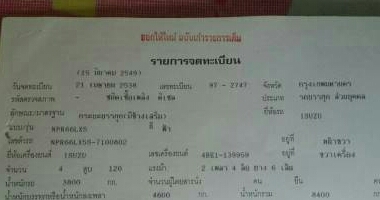 หกล้อ อีซุชุ NPR120ปี38ยาว5ม สภาพดีสวยเดิมพร้อมใช้ ทะเบียนพร้อมโอน