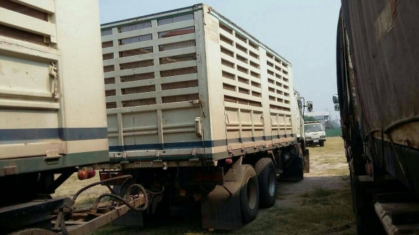 ขายรถบรรทุก พ่วง 22ล้อ  HINO  ซีรี 500    380 แรง ปี53ดั๊มแม่ลูก  คอกเกษตรอู่สามมิตร
