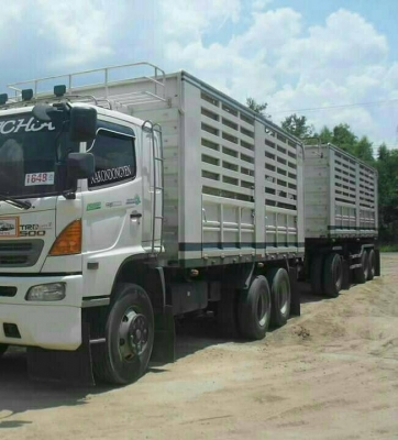 ขายรถบรรทุก พ่วง 22ล้อ HINO ซีรี 500 380 แรง ปี53ดั๊มแม่ลูก คอกเกษตรอู่สามมิตร ขายรถบรรทุก พ่วง 22ล้อ HINO ซีรี 500 380 แรง ปี53ดั๊มแม่ลูก คอกเกษตรอู่สามมิตร