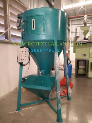 เครื่องผสม พลาสติก  เม็ด ผง ไซโลเก็บ