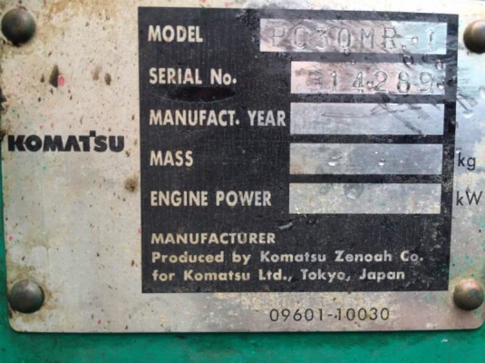 Komatsu PC 30Mr. เก่าญี่ปุ่น สภาพดีพร้อมใช้งาน โทร.090-986-2521 อ๊อบ