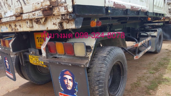 ขายรถพ่วง Hino Mega เครื่อง 320 แรง มี 4 พ่วง ปี 48,49 กระบะด้มพ์สามมิตร ลูก 2 เพลา รถพร้อมใช้งาน