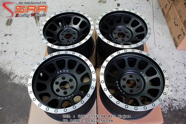 ZEUS-03 COBRA 16X8.5 ET+00 6H114.3 ใส่ NAVARA