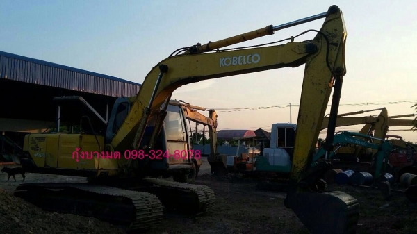ขายรถแบ็คโฮ Kobelco 120 mark 3 เครื่องเดิม ปั๊มเดิม ไฟฟ้าตัด ช่วงล่างดี รถทำงานไว เอกสารซื้อขาย