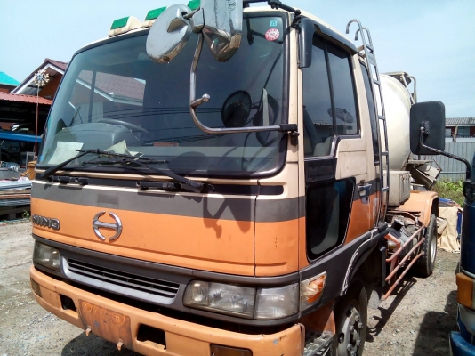 รถโม่ปูน HINO เครื่องJO8C ธรรมดา