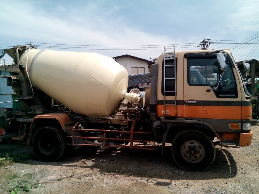 รถโม่ปูน HINO เครื่องJO8C ธรรมดา