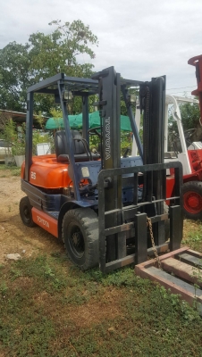 ขายรถโฟล์คลิฟ TOYOTA  รุ่น 6 ขนาดยก 2.5 ตัน เสาสูง 3 เมตร เครืองดีเซล (สภาพพร้อมใช้งาน)