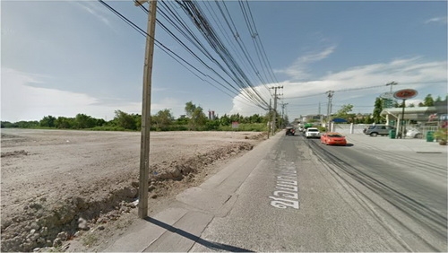 ขายด่วนที่ดินเปล่าถมแล้ว 8-2-0 ไร่  ถ.เทพารักษ์  ติดซอยธนสิทธิ์