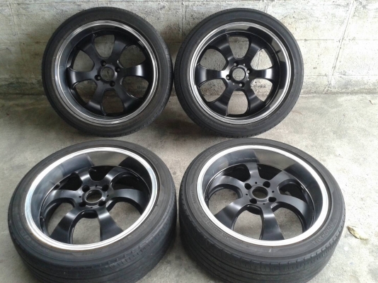 ขอบ17นิ้ว4รู100 พร้อมยาง สวยๆ 4 ล้อ ราคา 6900 บาท