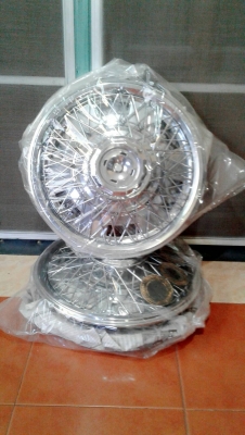 ฝาครอบล้อรถโบราณ