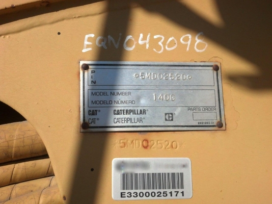 140G #5MD02520 15,211hrs 1994yr รถนอกนำเข้า อเมริกา สนใจสอบถาม 062-709-1748 ธีรเทพ (แบงค์)