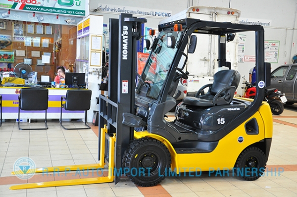 ขายรถโฟล์คลิฟท์มือสอง KOMATSU รุ่น FG15LT-658827 ราคา 215,000 บาท นำเข้าจากญี่ปุ่น ไม่เคยใช้งา่นในไทย